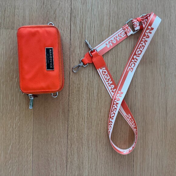 Nakedvice - The Lexie Bag in Orange / Silver - Picture 1 of 3